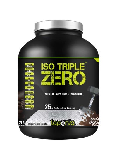 اشتري Iso Triple Zero Whey Protein Isolate Belgian Chocolate Flavor 2Lb في الامارات