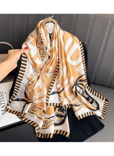 Buy Spring and summer fashion print shawls Women's beach scarves in Saudi Arabia