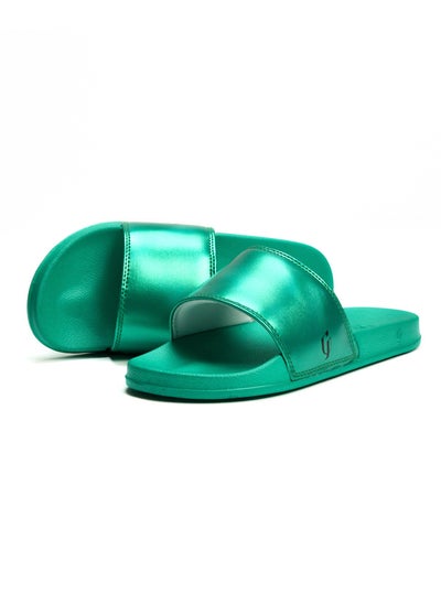 Buy Shiny Upper Padding slide slipper For Women in Egypt