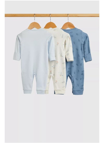 Buy My First Dinosaur Footless Sleepsuits - 3 Pack in UAE