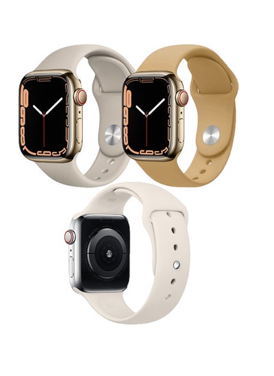 Buy 3pcs Watchband Replacement for Apple Watch 41/40/38mm Series 8/7/6/5/4/SE in UAE