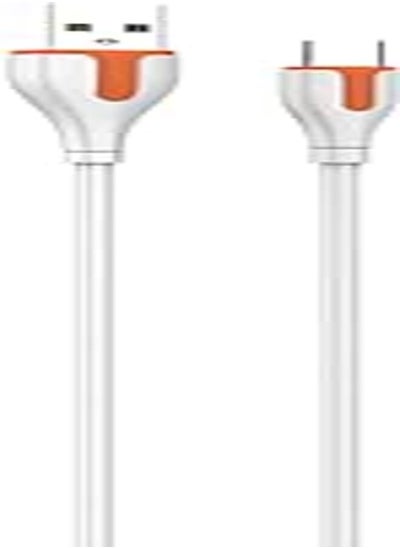 اشتري LDNIO LS572 TYPE-C 2.1A Fast charging Data Cable 2M Length - White-Orange في مصر