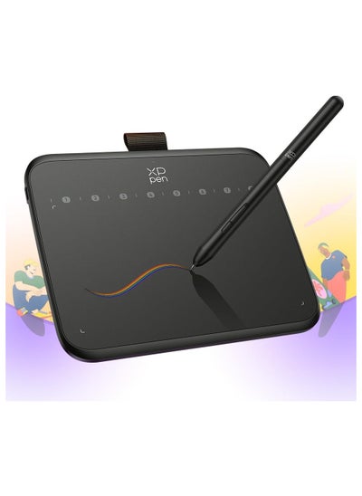 Buy XP PEN Deco 640 Drawing Tablet 16,384 Pressure Levels Battery Free Stylus 6x4 Inch OSU Graphic Tablet in UAE