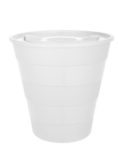 اشتري Ricky Trash Basket, 30 cm -White في مصر