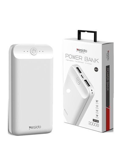 Buy 20000  Power Bank MAH Two USB Output 18W Fast Charging YP-08 in UAE
