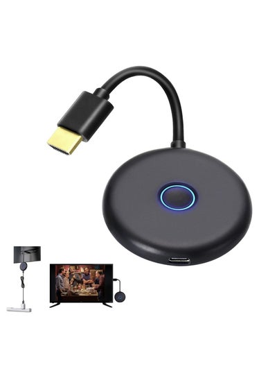 Buy Wireless HDMI Display Adapter, 4k@60hz for WiFi Streaming Movies, Shows, and Live TV Receiver from iPhone, iPad, Android, Tablet, 2.4GHz 5GHz Dual Band in UAE