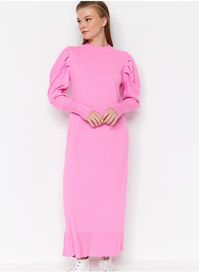 اشتري Pink Unlined Plain Knitwear TCTAW23EB00047 في مصر