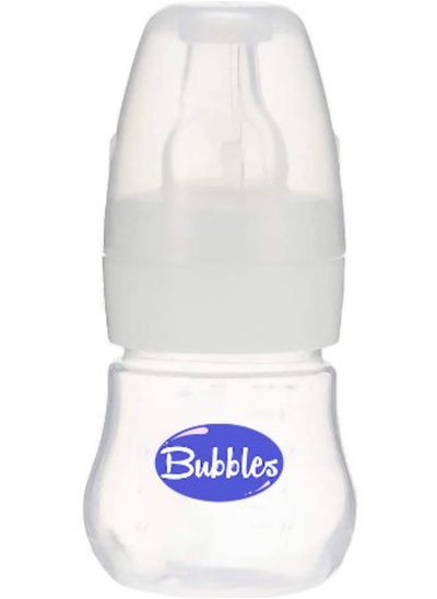 Buy Bubbles Micro Feeding Bottle Classic  Without Hand 60ml - White in Egypt