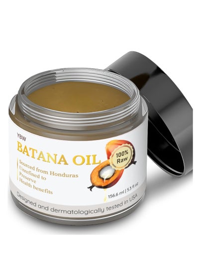 Buy Dr. Sebi 100% Natural, Unrefined and Organic Batana Oil from Honduras for Hair Growth - Enhances Hair Thickness, Prevents Loss for Men & Women in UAE