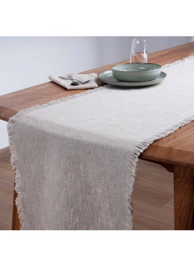 Buy Paloma Table Runner 40X180cm - Natural in UAE