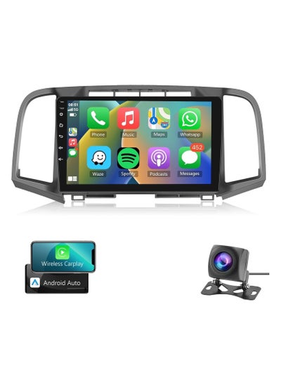 Buy Android Car Stereo for Toyota Venza 2009 2010 2011 2012 2013 2014 2015 2016 2GB RAM 32GB ROM 9 Inch Support Apple Carplay, MirrorLink WiFi BT, IPS Touch Screen with AHD Camera Included in UAE