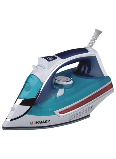 Buy Steam Iron 2800 Watt from Jamaki Italy, Model JMK1036, Color: Blue in Egypt