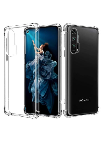 اشتري جراب هواوي Honor 20 pro جراب ، جراب Honor 20 pro هاتف واقٍ ناعم وشفاف ومضاد للانزلاق من مادة TPU الكريستالية في السعودية