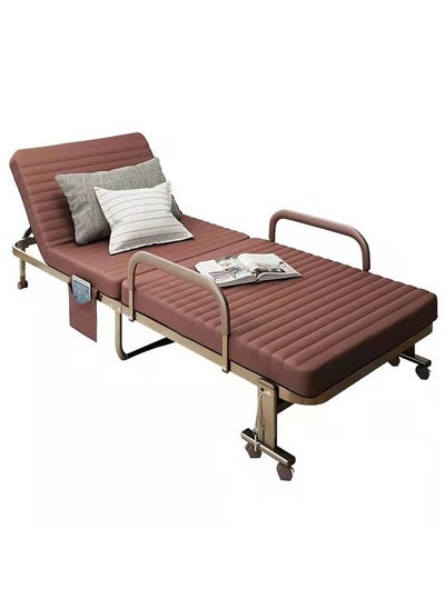 Buy Folding Bed Sofa Bed Outdoor Camping Bed Portable Comfortable Single Folding Bed Foldable Office Lunch Bed Recliner for Indoor, Outdoor, Bedroom & Office in Saudi Arabia