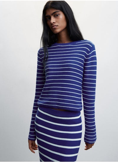 Buy Striped Knitted Sweater in Saudi Arabia