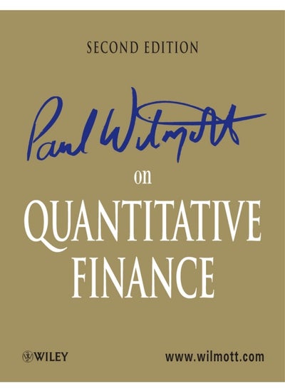 Buy Paul Wilmott on Quantitative Finance, 3 Volume Set in UAE