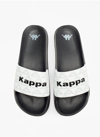 Buy Women's Logo Print Slides in UAE