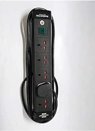 اشتري German Extension Socket (5way  Black) في مصر