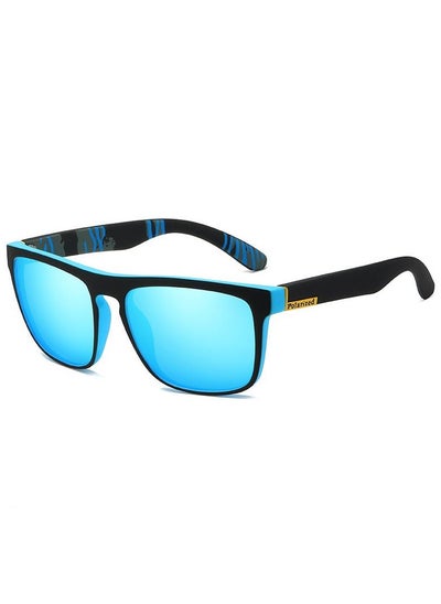 Buy Classic Vintage Large Square Frame Polarized Sunglasses, Ideal Choice for Gifts in UAE