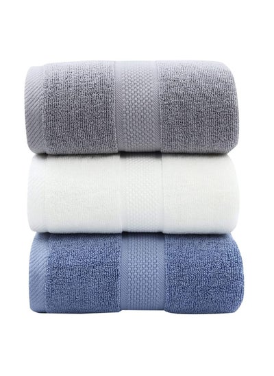 اشتري KASTWAVE Premium Cotton Bath Hand Towels for Bathroom Combed Cotton Hand Towels Absorbent Soft Cotton Hand Towels for Bathroom, Hand & Face Washcloths Set, Soft Absorbency and Fade Resistant Quick Dry في السعودية