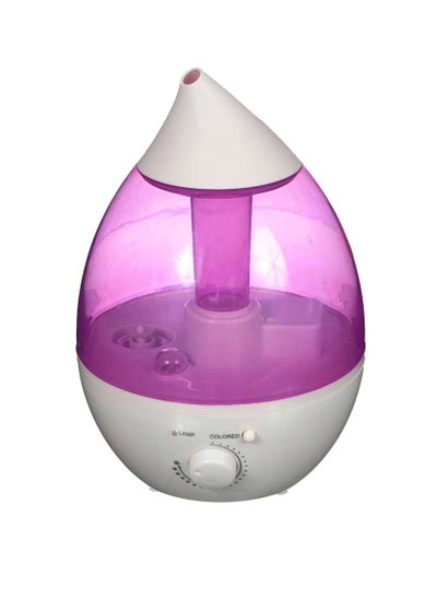 Buy Ultrasonic Humidifiers For Bedroom Top Fill 2.6L Supersized Cool Mist Humidifier With Oil Diffuser And Nightlight Quiet Ultrasonic Humidifiers For Home Large Room, Baby Nursery And Plants Pink/White in UAE