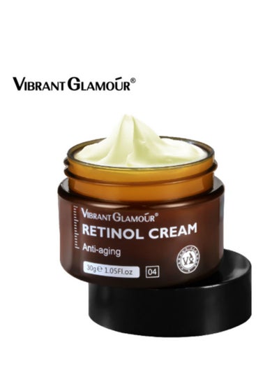 Buy VIBRANT GLAMOUR 30g Retinol Face Cream Anti-aging Anti-oxidant Reduce Fine Lines Firming Whitening in Saudi Arabia