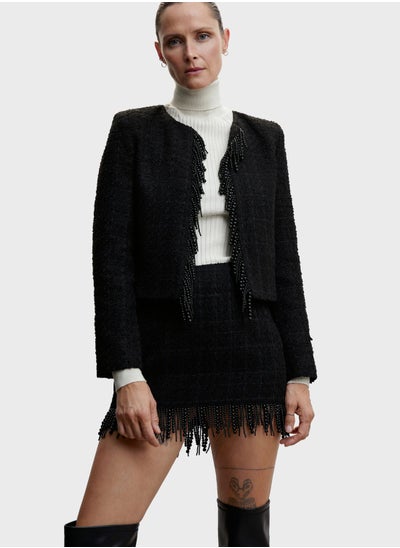 Buy Fringe Detail Jacket in UAE