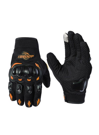 اشتري BSDDP Motorcycle Riding Gloves Rider Anti-slip Anti-drop Four-season Universal Outdoor Breathable Touch Screen Gloves في الامارات