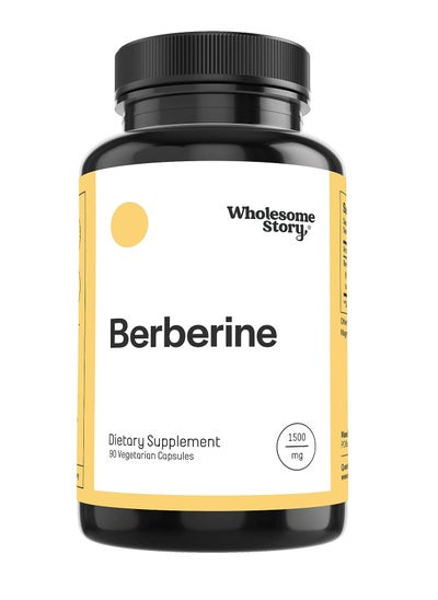 Buy Berberine Supplement 1500mg | Berberine HCl 500mg Per Capsule | 97% Standardized Purity | Support for Metabolic Profiles, Hormonal Balance | 90 Vegetarian Berberine Capsules in UAE