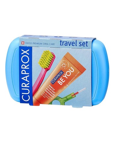 Buy Travel-Set Blue. Set includes Travel Toothbrush CS 5460, 10ml Be You Toothpaste, Interdental Brush CPS prime 07, CPS prime 09. in UAE