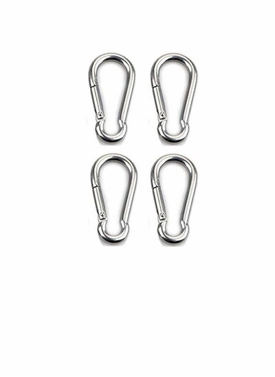 اشتري Carabiner Clip, Heavy DutCarabiner Duty Snap Hook 304 Steel Spring Clip Keychain, Holds Up to 154lb/70kg (Max) for outdoor activity,camping, fishing, hiking, traveling, keychain etcy في الامارات