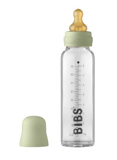 Buy BIBS Baby Glass Bottle Complete Set Latex 225ML in Egypt