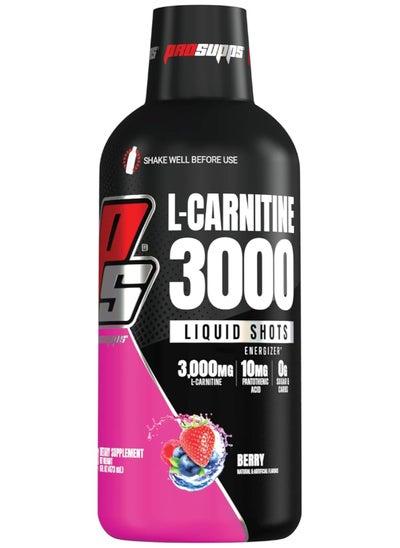 Buy Pro Supps L-Carnitine 3000, Berry, 473 mlc in Saudi Arabia