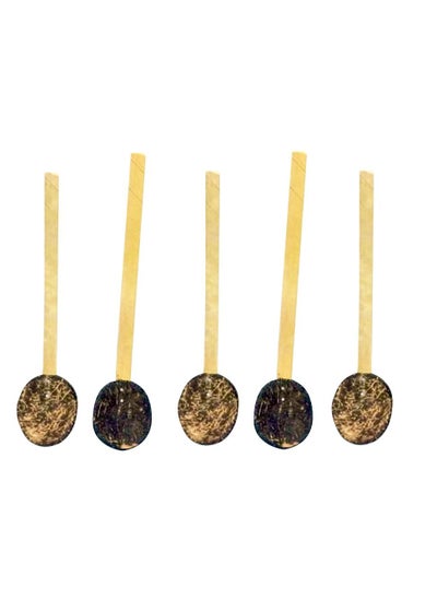 اشتري Coconut Shell Spoons Sets of 5 - Made in Sri Lanka في الامارات