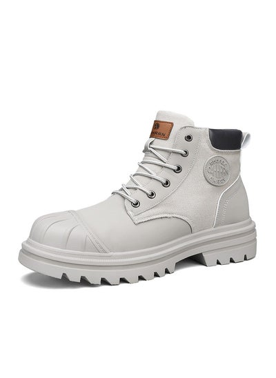 اشتري Men's Outdoor Fashion High Top Casual Boots في السعودية