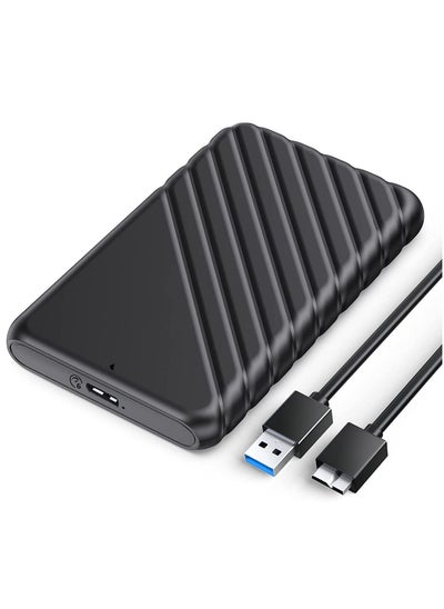 اشتري 2.5 inch External Hard Drive SSD Enclosure USB 3.0 to SATA3 7mm and 9.5mm SATA HDD Tool with UASP Supported for PC Laptop Mac في الامارات