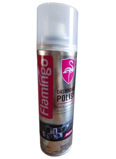 Buy Flamingo Dashboard Polish Black ice - 220 ML in Egypt