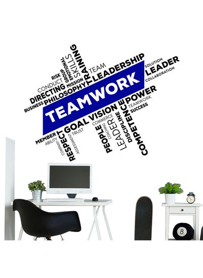 Buy Teamwork Quotes Wall Sticker, Wall Arts Home Décor Wall Decals, 80x60 cm by Spoil Your Wall in UAE