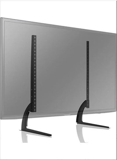 Buy Universal Table Top TV Stand Base TV Legs with Height Adjustment fits Most 32-65 Inch LCD LED Flat Screen TVs, Mount Holds up to 88 lbs, Black in Saudi Arabia