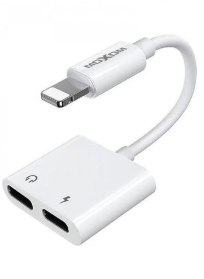 Buy New iPhone Connector Dual Headphone and Charger Type C White in Saudi Arabia