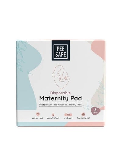 اشتري Peesafe Disposable Maternity Pads 480 MM | 8 Pads في الامارات