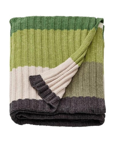 Buy Throw Grey Green 130x170 Cm in Saudi Arabia