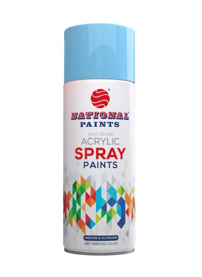 Buy Fast Drying Acrylic Spray Paint - LIGHT BLUE 211 in UAE