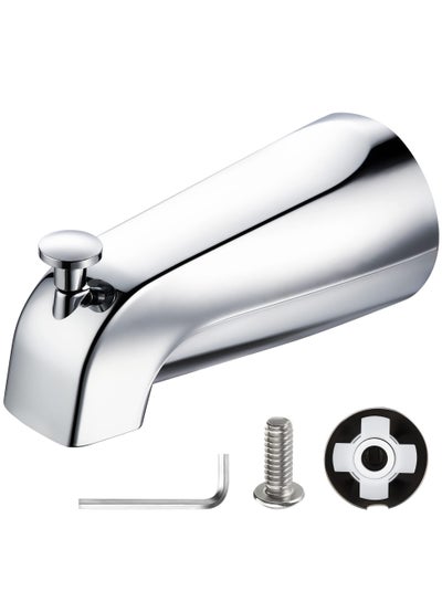 Buy The Bathroom Universal Slip-On Tub Spout with Diverter - Bathtub Faucet, Easy to Install & Save Water Leaks in Minutes, Fits 1 2" Copper Water Tube 5 8" Diameter, 5 32" Hex Wrench in UAE