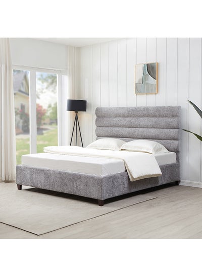 اشتري Dublin Solitaire Upholstered King Bed 214 x 142 x 194 cm في السعودية