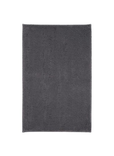 Buy Bath Mat Dark Grey 50X80 Cm in Saudi Arabia