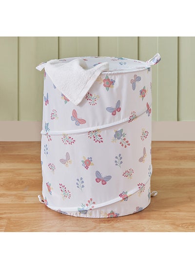 Buy Flutterby Gemini Polyester Laundry Hamper 38 x 50 x 38 cm in UAE