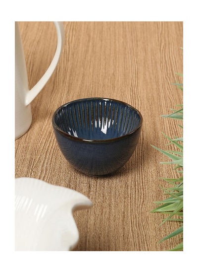 Buy Gallery Porcelain Bowl, Blue - 10 cms in UAE