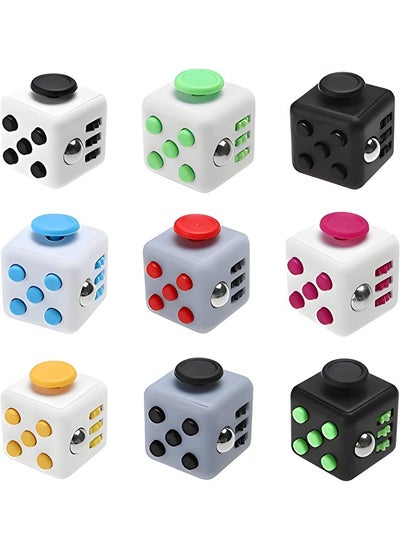 Buy Mini Fidget Cube Toy Vinyl Desk Finger Toys Squeeze Fun Stress Reliever 3.3cm Hand Spinner Antistress Cubo   2724445508300 in Egypt