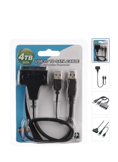 Buy Converter Cable From (USB 3.0) To HDD SATA - Supporting Up To 4 TB in Egypt